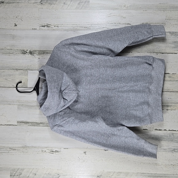 3/$15 port and company gray core fleece hoodie kids size medium - Picture 2 of 4